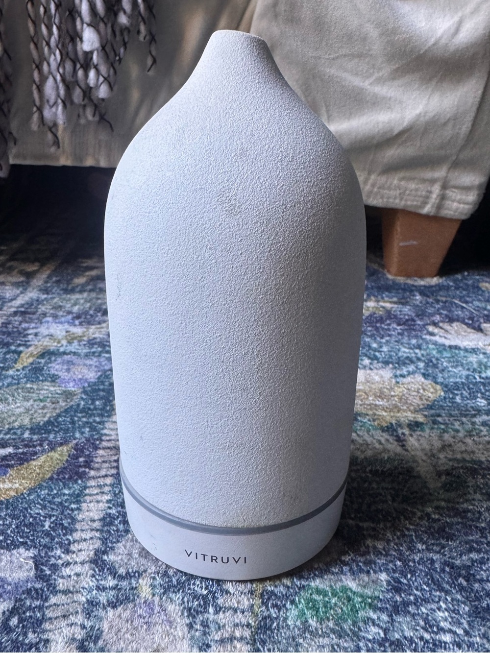 Vitruvi White Stone Essentials Ultrasonic Diffuser